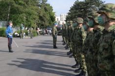 Gun salute on the occasion of Victory Day