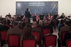 Serbian and British military orchestras give concert at Central Military Club