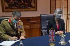 Minister Stefanović meets with British Ambassador MacLeod