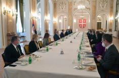 Minister Stefanović at the work meeting with members of the National Assembly’s Committee on Defence and Internal Affairs