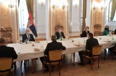 Minister Stefanović at the work meeting with members of the National Assembly’s Committee on Defence and Internal Affairs