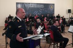 Serbian and British military orchestras give concert at Central Military Club