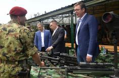 President Vučić: We will continue investing in the Serbian Armed Forces