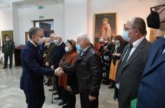 Minister Stefanović with descendants of Serbian First World War warriors