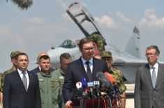 President Vučić: Mighty and strong wings over Serbia