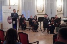 Serbian and British military orchestras give concert at Central Military Club