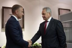 Minister Stefanović meets with Shoigu