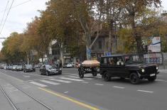 Serbian Armed Forces pay their last respects to Patriarch Irinej