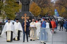 Serbian Armed Forces pay their last respects to Patriarch Irinej