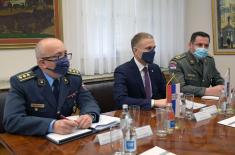 Sastanak ministra odbrane i šefa Misije OEBS-a u Srbiji