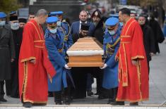 Serbian Armed Forces pay their last respects to Patriarch Irinej