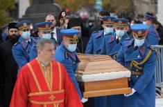 Serbian Armed Forces pay their last respects to Patriarch Irinej