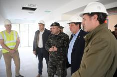 Minister Gašić inspects construction of new facility for Kobre MP Detachment