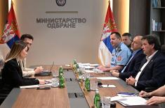 Састанак министра Гашића и министарке Месаровић