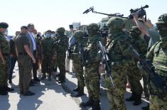 President of Republic and Supreme Commander Aleksandar Vučić Attended Demonstration of Capabilities of Part of Serbian Armed Forces Units  