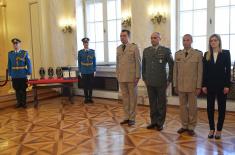 Acknowledgements and awards presentation on the occasion of Serbian Armed Forces Day