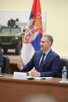 Ministers Stefanović and Atanasković Meet Representatives of Defence Industry