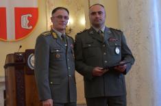 Acknowledgements and awards presentation on the occasion of Serbian Armed Forces Day