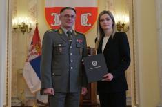 Acknowledgements and awards presentation on the occasion of Serbian Armed Forces Day