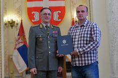 Acknowledgements and awards presentation on the occasion of Serbian Armed Forces Day