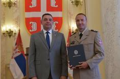 Acknowledgements and awards presentation on the occasion of Serbian Armed Forces Day