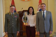 Acknowledgements and awards presentation on the occasion of Serbian Armed Forces Day