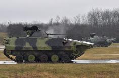 Armoured Units carry out successful firing practice
