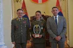 Acknowledgements and awards presentation on the occasion of Serbian Armed Forces Day