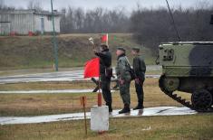 Armoured Units carry out successful firing practice