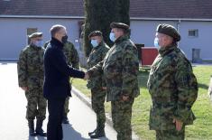 Ministar Stefanović: Vojska je stub bezbednosti naše zemlje i neodvojivi deo naroda 