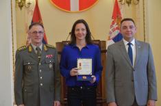 Acknowledgements and awards presentation on the occasion of Serbian Armed Forces Day