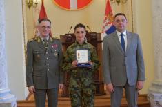 Acknowledgements and awards presentation on the occasion of Serbian Armed Forces Day