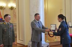 Acknowledgements and awards presentation on the occasion of Serbian Armed Forces Day