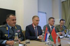 Minister Stefanović meets with Belarusian Minister of Defence Khrenin