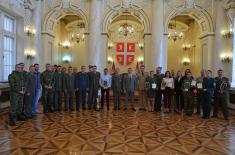 Acknowledgements and awards presentation on the occasion of Serbian Armed Forces Day