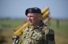 Preparations of rocketeers of the Serbian Armed Forces for firings at Shabla firing range