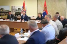 Ministers Stefanović and Atanasković Meet Representatives of Defence Industry