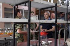 Minister Stefanović visits CBRN Centre in Kruševac