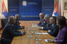 Meeting between defence ministers of Serbia and Cabo Verde