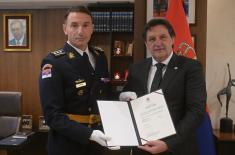 Министар Гашић уручио указе о унапређењима и постављењима на нове дужности у Војсци Србије