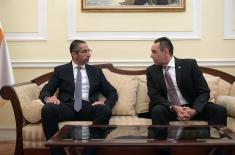 Meeting of Minister Vulin and Minister of Defense of the Republic of Cyprus Angelides