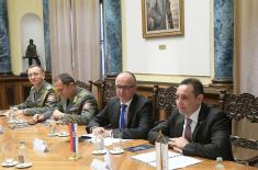 Meeting of Minister Vulin and Minister of Defense of the Republic of Cyprus Angelides