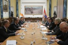 Meeting of Minister Vulin and Minister of Defense of the Republic of Cyprus Angelides