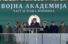 Министар Гашић на обележавању Дана Војне академије: Снажна, обучена и модерно опремљена војска најпоузданији чувар мира