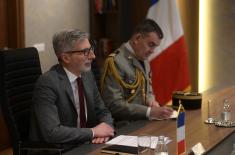 Minister Vučević meets with French Ambassador Cochard