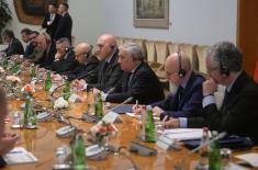 Састанак председника Вучића са италијанским министрима