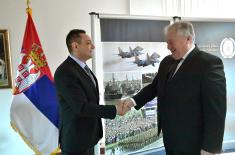 Meeting of the Minister of Defence with the Ambassador of the Republic of Belarus 