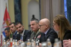 Meeting between Minister Vučević and Italian Minister of Defence Crosetto