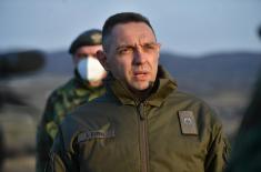 Minister Vulin at the “Pasuljanske livade” training ground: We make no compromises when it comes to our combat readiness