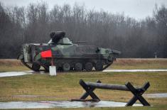 Armoured Units carry out successful firing practice